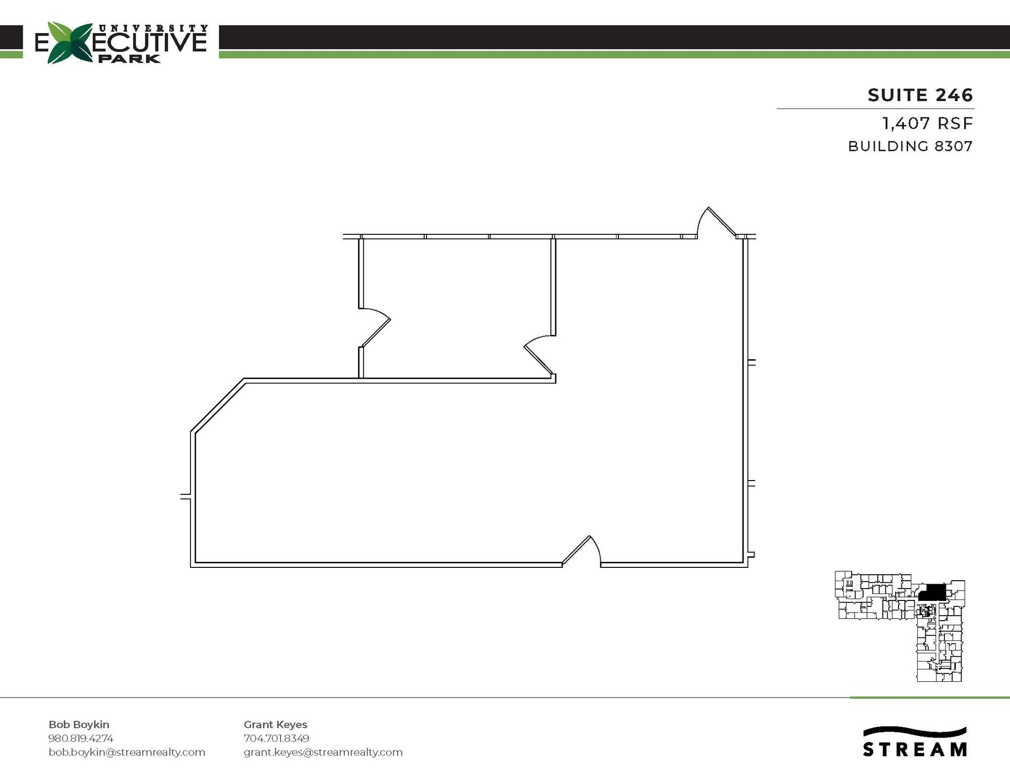 301 McCullough Dr, Charlotte, NC for lease Floor Plan- Image 1 of 1