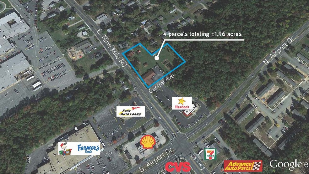 1100-1108 E Nine Mile Rd, Highland Springs, VA for sale - Building Photo - Image 1 of 1