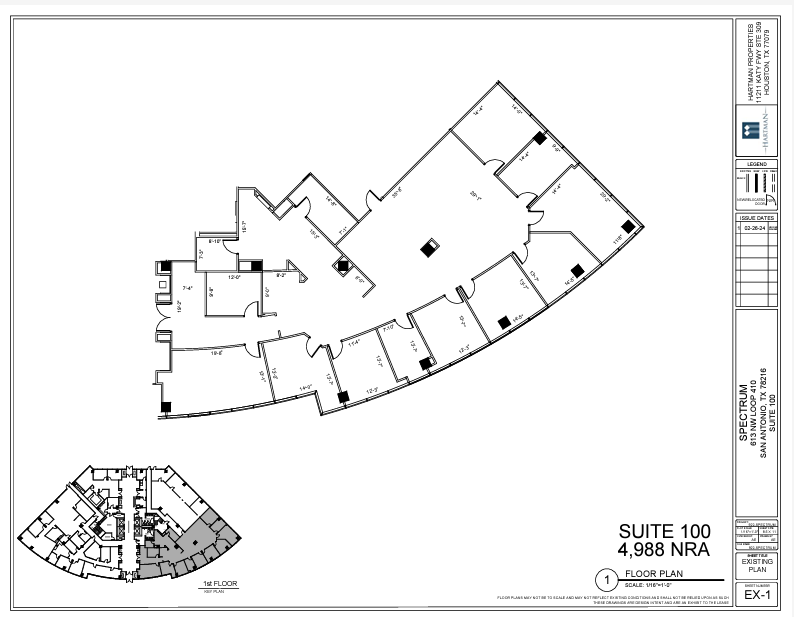 613 NW Loop 410, San Antonio, TX for lease Floor Plan- Image 1 of 1