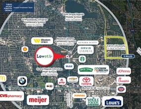 1935 Breton Rd SE, Grand Rapids, MI - AERIAL  map view - Image1