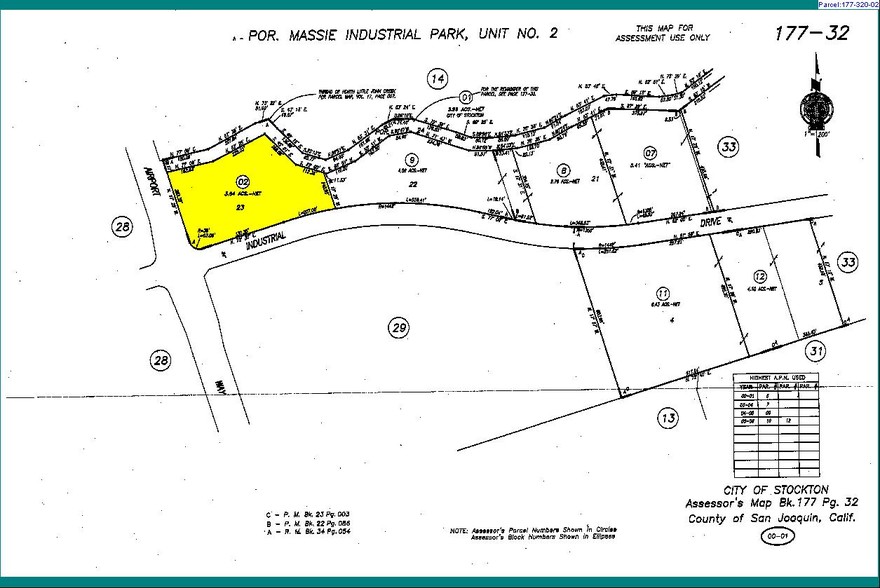 1425 Industrial Dr, Stockton, CA for lease - Plat Map - Image 2 of 5