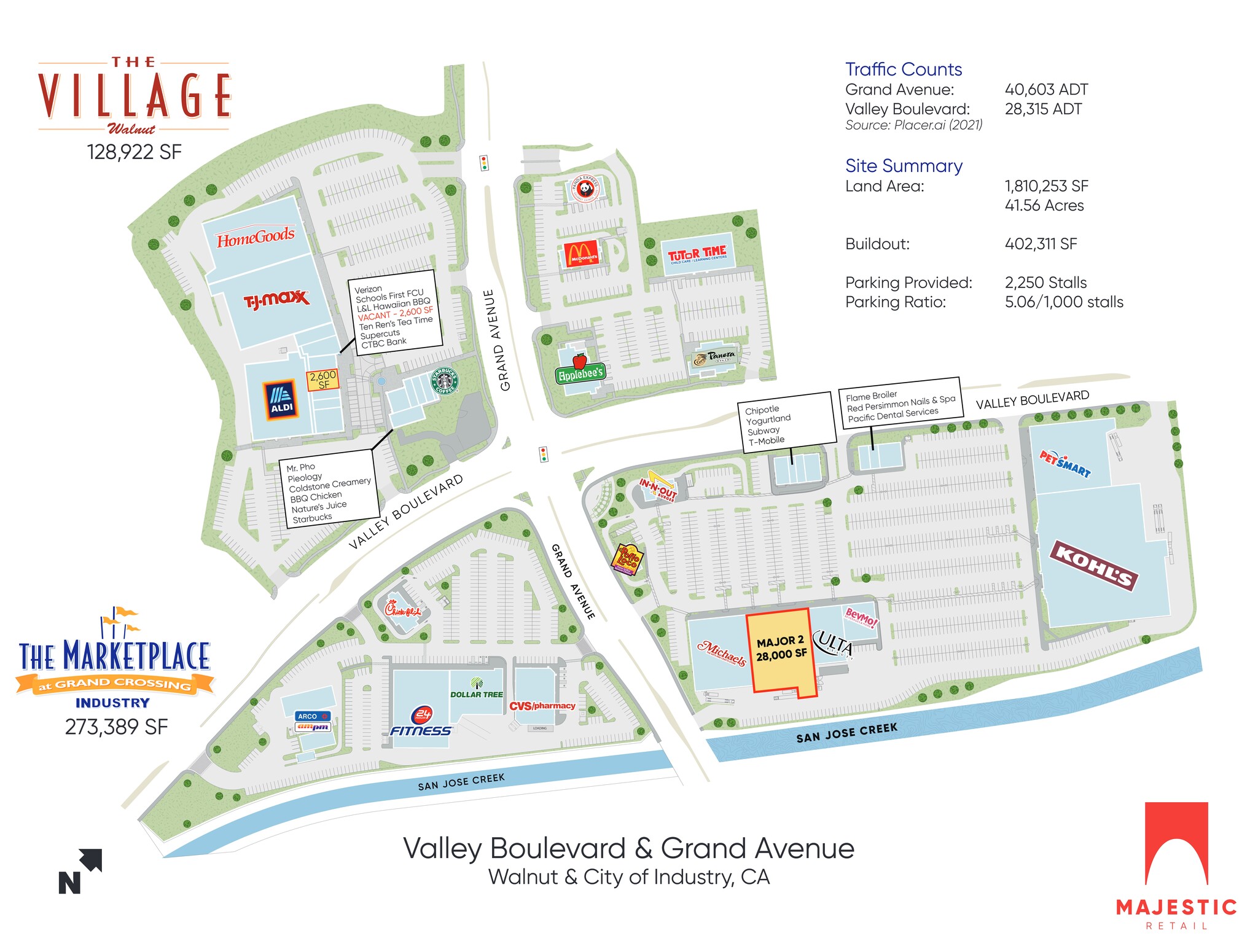 21630-21818 Valley Blvd, Walnut, CA for lease Site Plan- Image 1 of 1