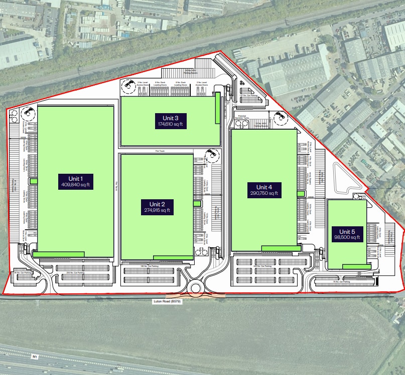 Luton Rd, Luton for lease Site Plan- Image 1 of 1