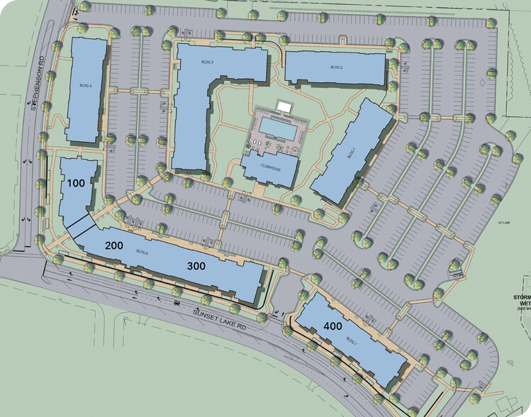 4625 Sunset Lake Rd, Apex, NC for lease - Site Plan - Image 2 of 5