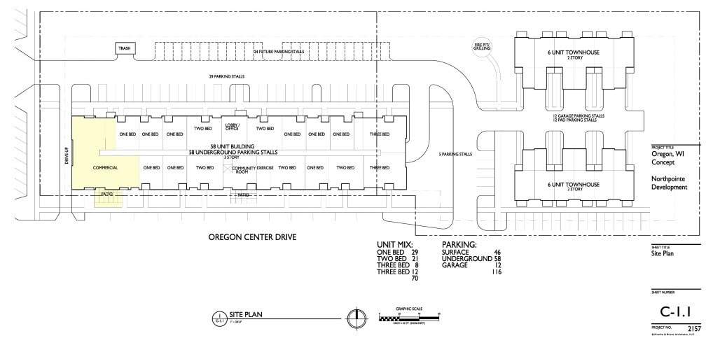 877 Oregon Center Dr, Oregon, WI for lease Site Plan- Image 1 of 2