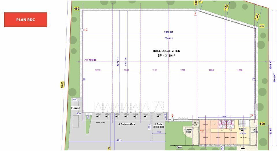 Industrial in Mions for lease Building Photo- Image 1 of 4