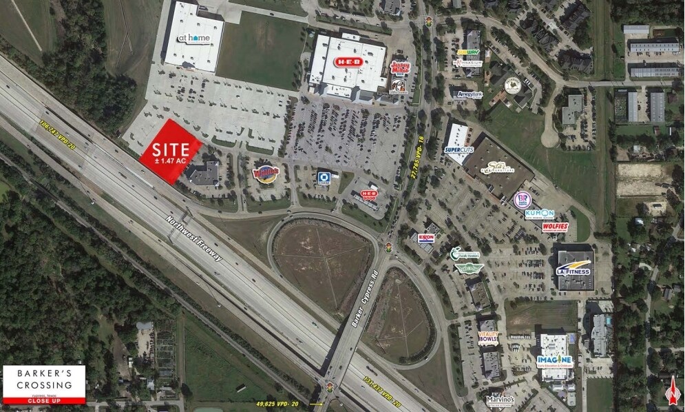 NWQ Northwest Fwy & Barker Cypress Rd, Cypress, TX for sale Aerial- Image 1 of 1