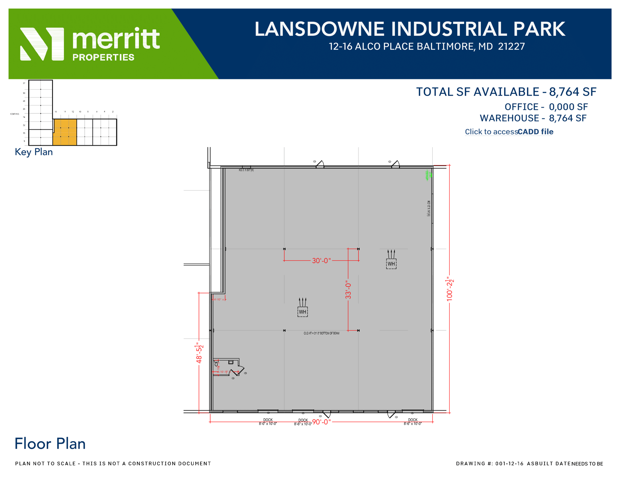 178-194 Alco Pl, Lansdowne, MD for lease Floor Plan- Image 1 of 1