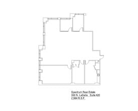 350 N LaSalle St, Chicago, IL for lease Floor Plan- Image 1 of 1