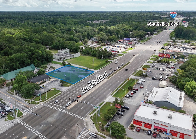 8067 Beach Blvd, Jacksonville, FL for sale - Aerial - Image 2 of 4
