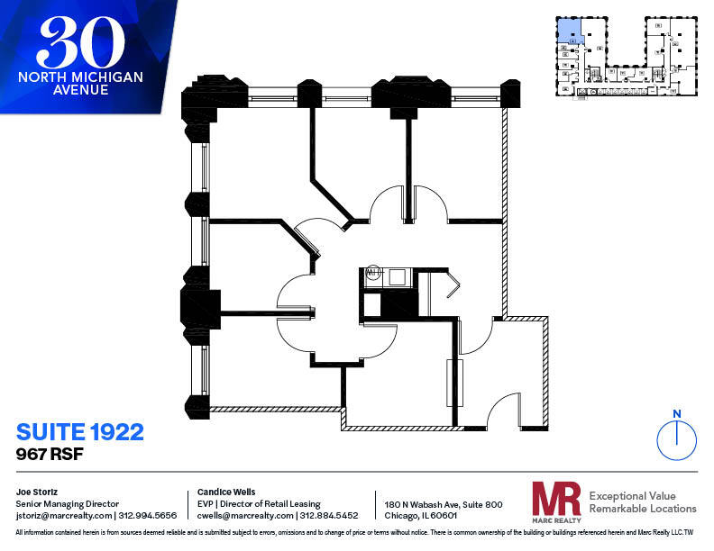 30 N Michigan Ave, Chicago, IL for lease Floor Plan- Image 1 of 10