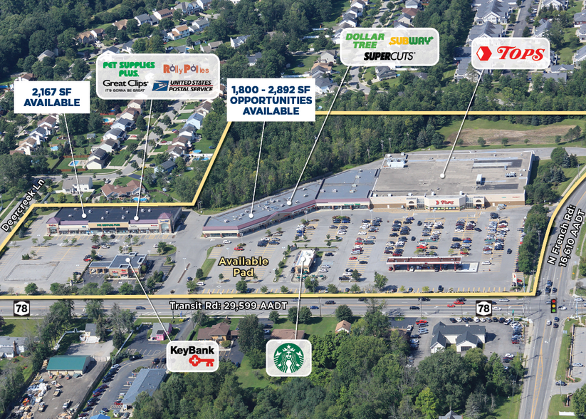 9660 Transit Rd, Amherst, NY for lease - Aerial - Image 2 of 4