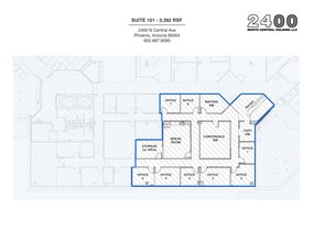 2400 N Central Ave, Phoenix, AZ for lease Site Plan- Image 1 of 10
