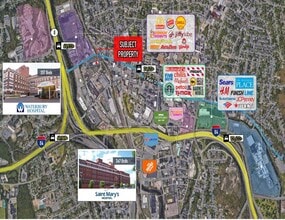 649 W Main St, Waterbury, CT - AERIAL  map view - Image1