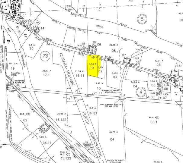 3901 Us-11, Cortland, NY for sale - Plat Map - Image 2 of 7