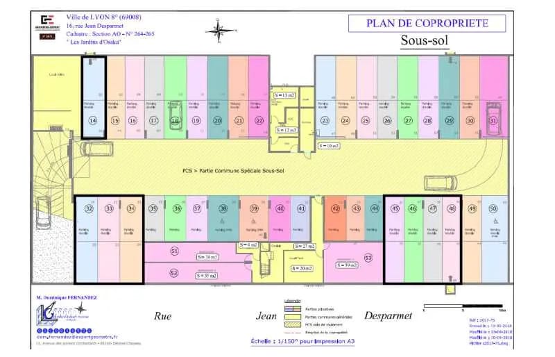16 Rue Jean Desparmet, Lyon for lease Floor Plan- Image 1 of 1