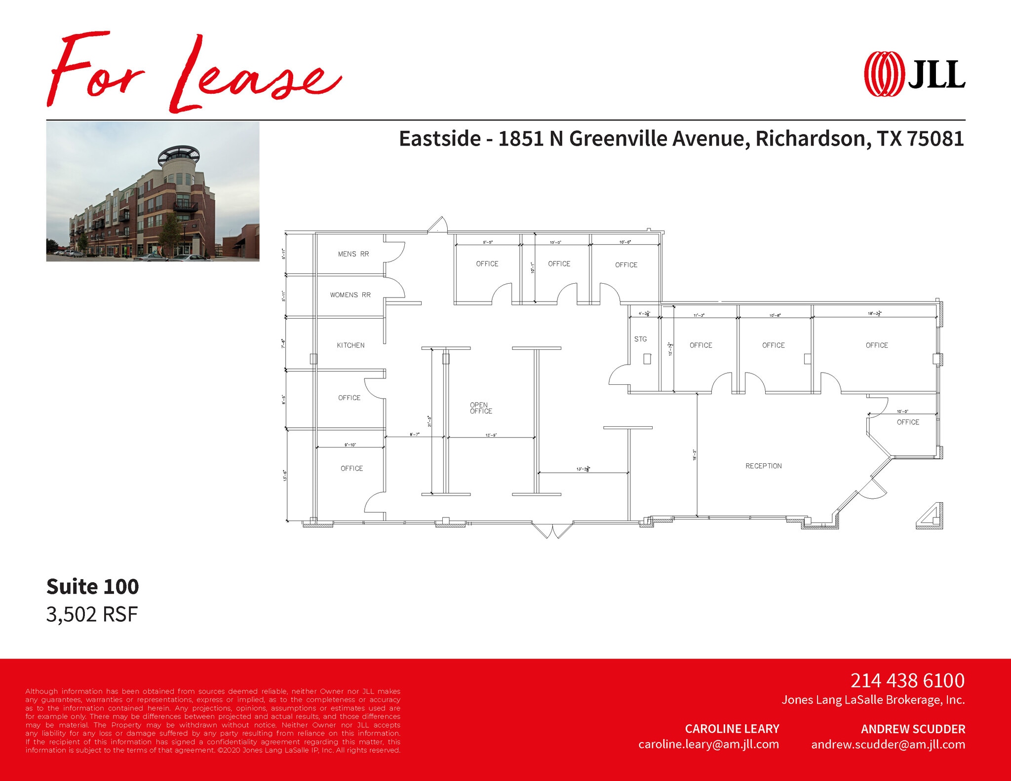 1851 N Greenville Ave, Richardson, TX for lease Floor Plan- Image 1 of 1