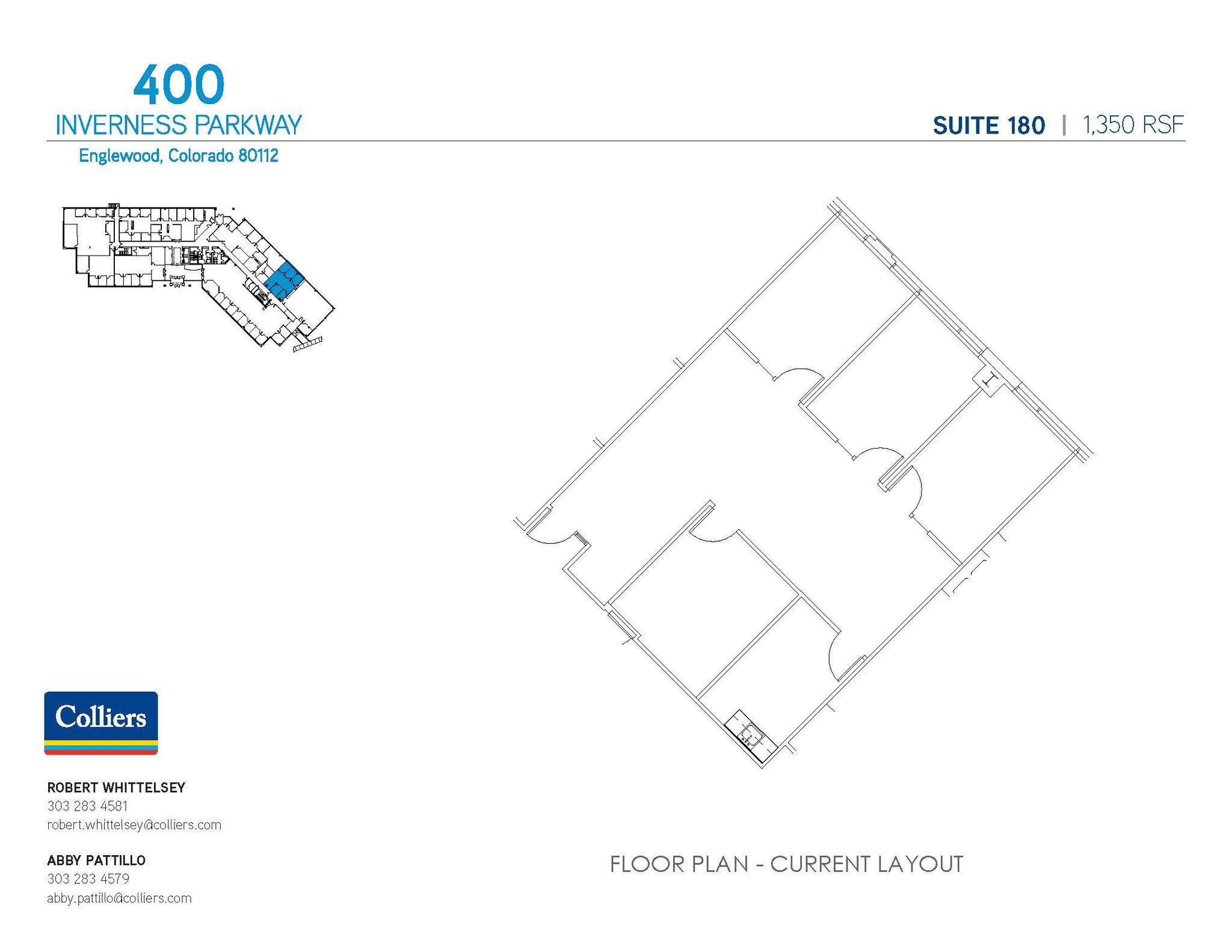 400 Inverness Pky, Englewood, CO for lease Floor Plan- Image 1 of 1