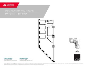 980 N Michigan Ave, Chicago, IL for lease Floor Plan- Image 1 of 1