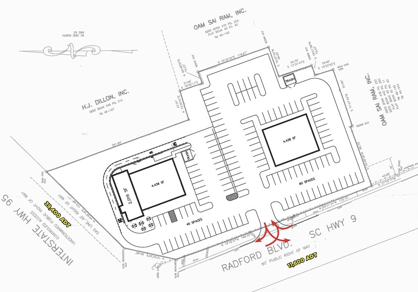 906 Radford Blvd, Dillon, SC for lease - Site Plan - Image 3 of 3