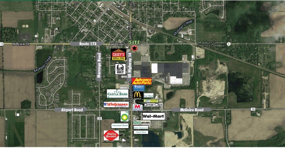 SEC of Division & Brink St, Harvard, IL for sale - Building Photo - Image 1 of 1