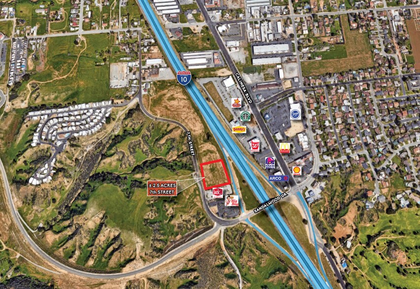 7th Street Sandalwood Dr Sandalwood Drive/10 Freeway, Calimesa, CA