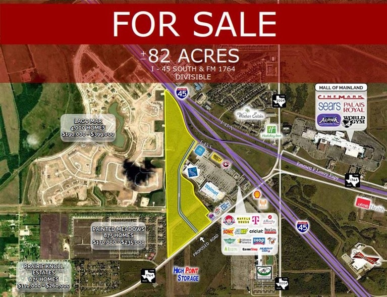 I-45 & FM 1764, La Marque, TX for sale - Building Photo - Image 1 of 5