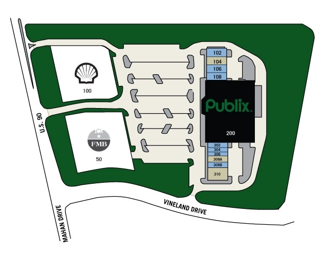 6615 Mahan Dr, Tallahassee, FL for lease - Site Plan - Image 3 of 4