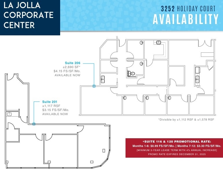 8939 Villa La Jolla Dr, La Jolla, CA for lease Floor Plan- Image 1 of 1