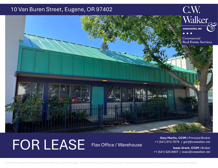 10 Van Buren St, Eugene, OR for lease - Building Photo - Image 1 of 1