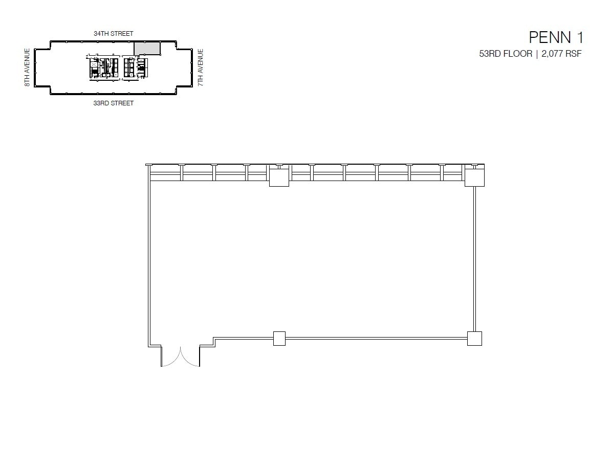PENN 1, New York, NY for lease Floor Plan- Image 1 of 1