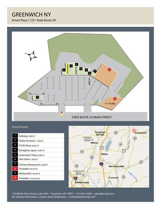 More details for 1251 State Route 29, Greenwich, NY - Retail for Lease
