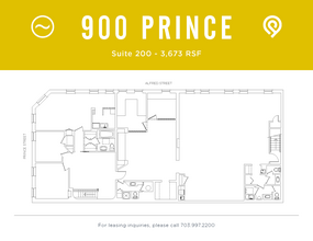 900-902 Prince St, Alexandria, VA for lease Floor Plan- Image 1 of 1