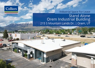 More details for 215 Mountainlands Dr, Orem, UT - Industrial for Lease