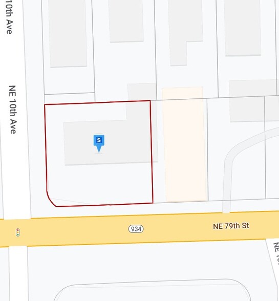 1001 NE 79th St, Miami, FL for sale - Plat Map - Image 1 of 1