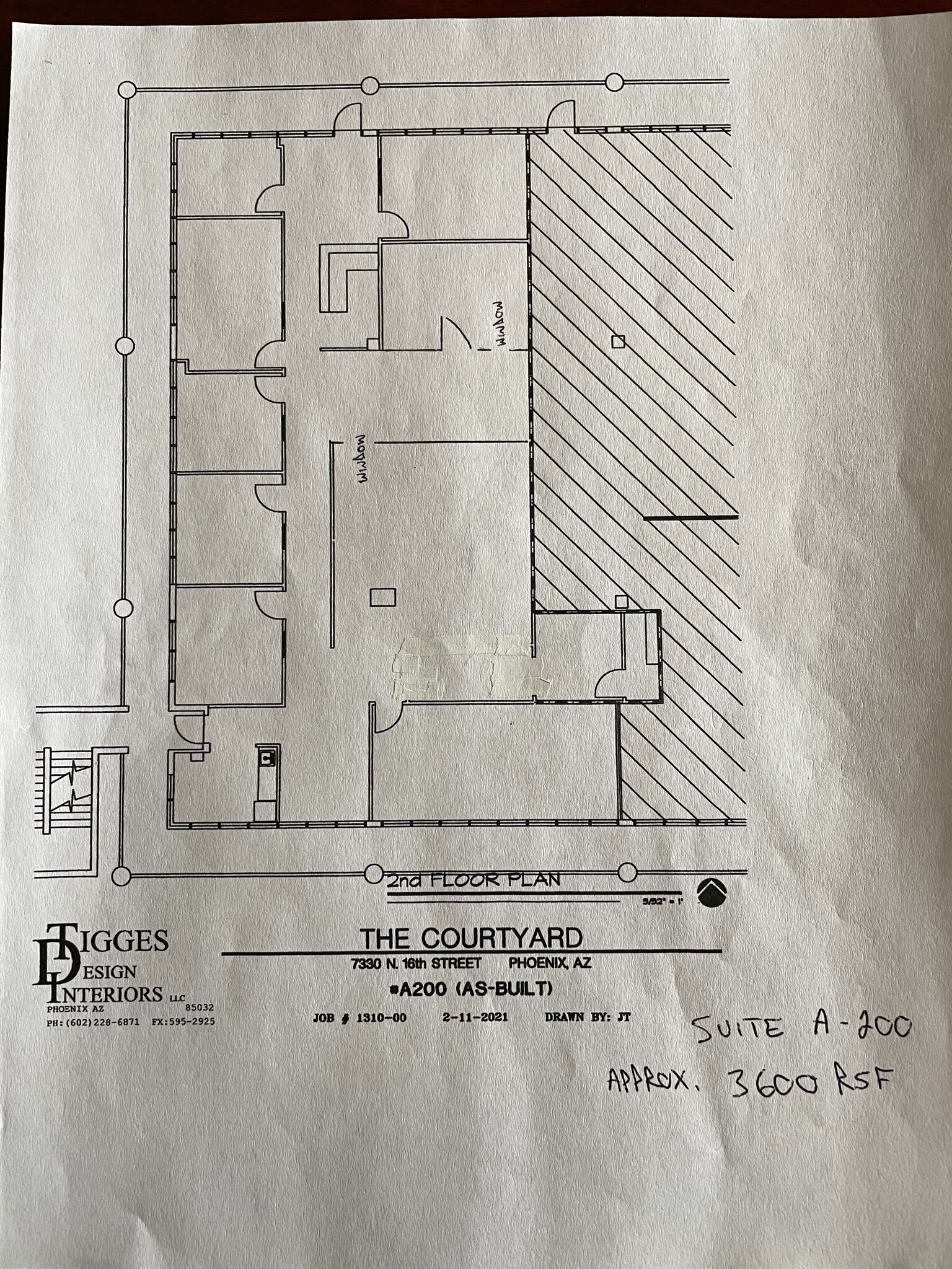 7330 N 16th St, Phoenix, AZ for lease Floor Plan- Image 1 of 1