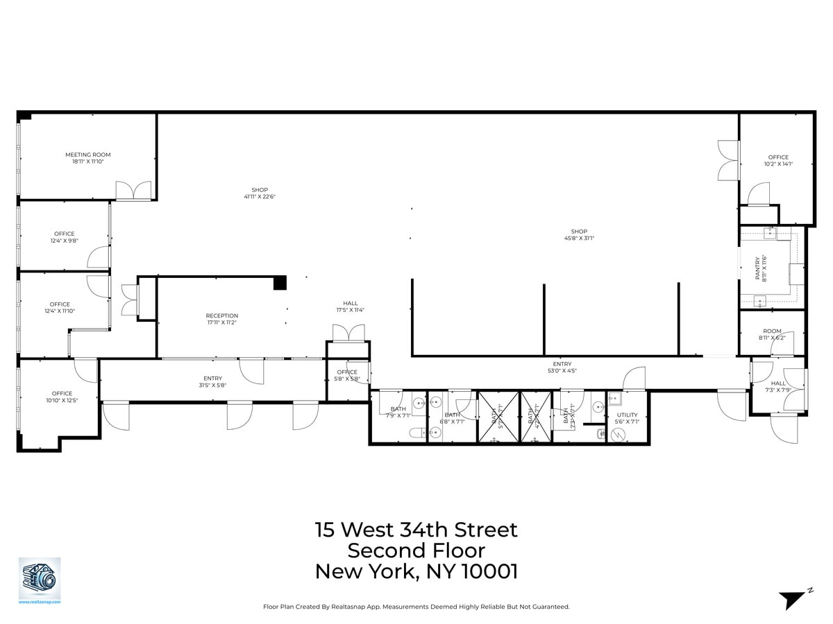 15 W 34th St, New York, NY 10001 - Unit 2 -  - Floor Plan - Image 1 of 15