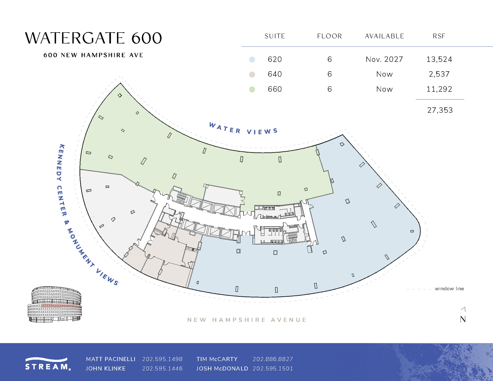 600 New Hampshire Ave NW, Washington, DC for lease Floor Plan- Image 1 of 1