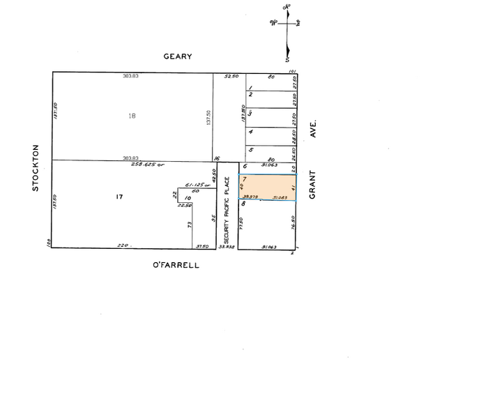 21 Grant Ave, San Francisco, CA for lease - Plat Map - Image 2 of 10