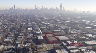 2145 W Grand Ave, Chicago, IL - aerial  map view