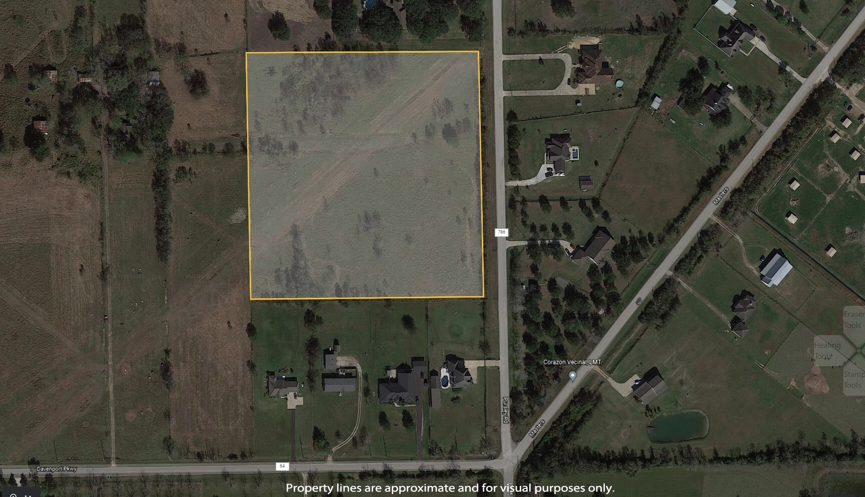 CR 786, Rosharon, TX for sale Aerial- Image 1 of 1