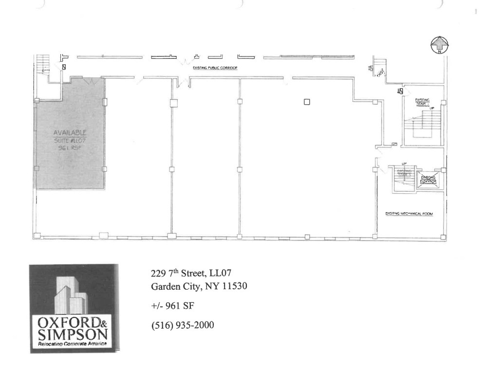 229 7th St, Garden City, NY for lease Floor Plan- Image 1 of 1