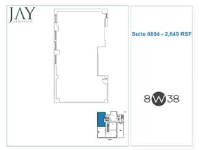 8 W 38th St, New York, NY for lease Floor Plan- Image 1 of 1