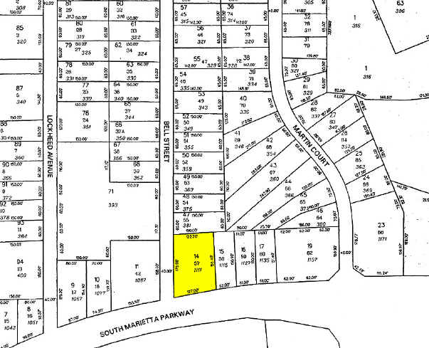 1111 S Marietta Pky, Marietta, GA for lease - Plat Map - Image 2 of 19