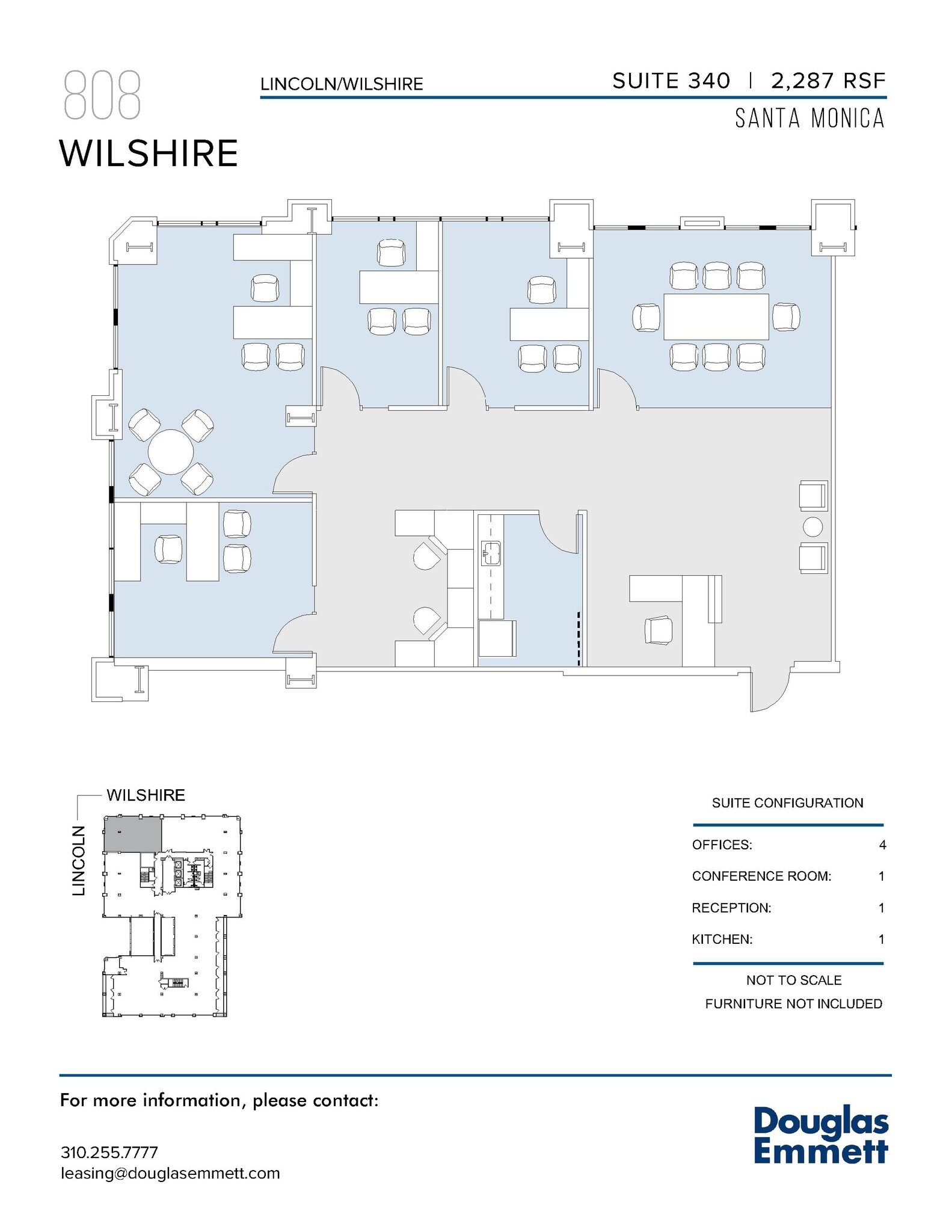 808 Wilshire Blvd, Santa Monica, CA for lease Floor Plan- Image 1 of 1