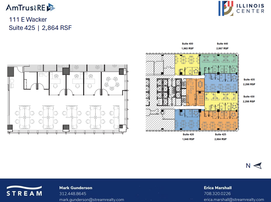 111 E Wacker Dr, Chicago, IL for lease Floor Plan- Image 1 of 1