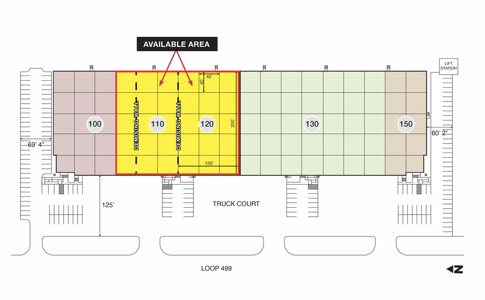 1805 N Loop 499, Harlingen, TX for lease - Site Plan - Image 3 of 4