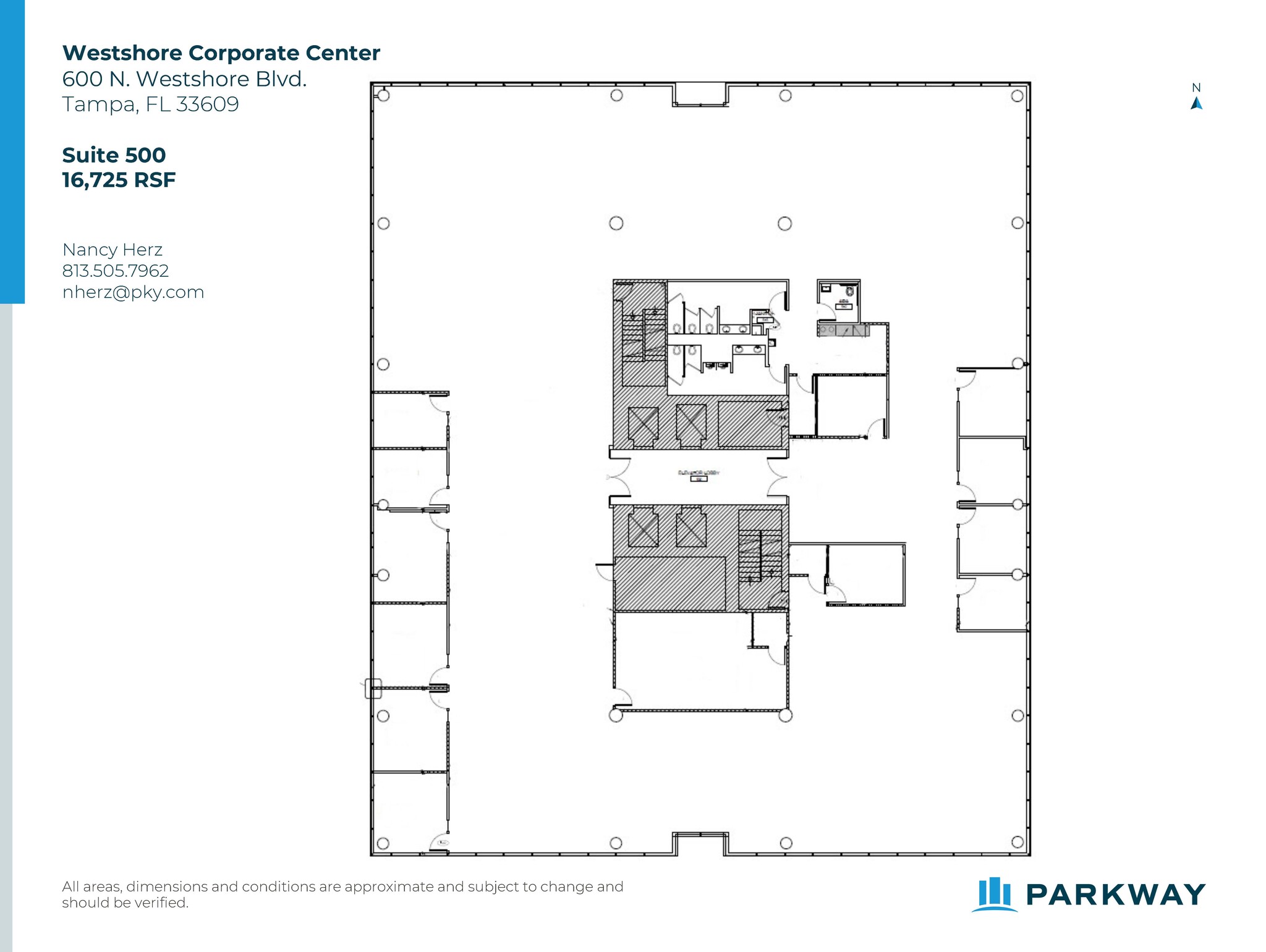 600 N Westshore Blvd, Tampa, FL for lease Floor Plan- Image 1 of 1