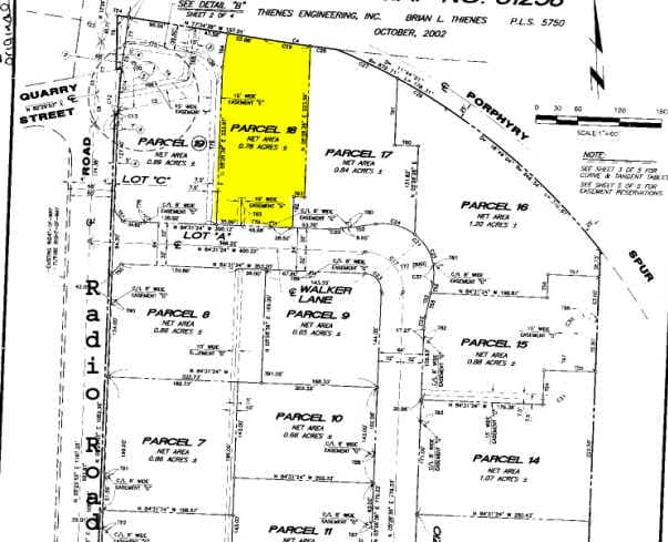 1353 Walker Ln, Corona, CA for lease - Plat Map - Image 2 of 4