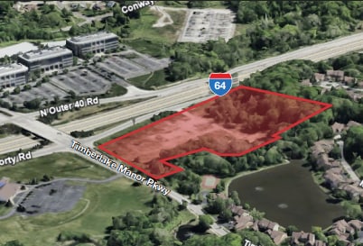 14550 South Outer Forty, Chesterfield, MO for sale - Aerial - Image 3 of 3